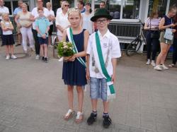 006Ausholen des neuen Königspaares und Parade